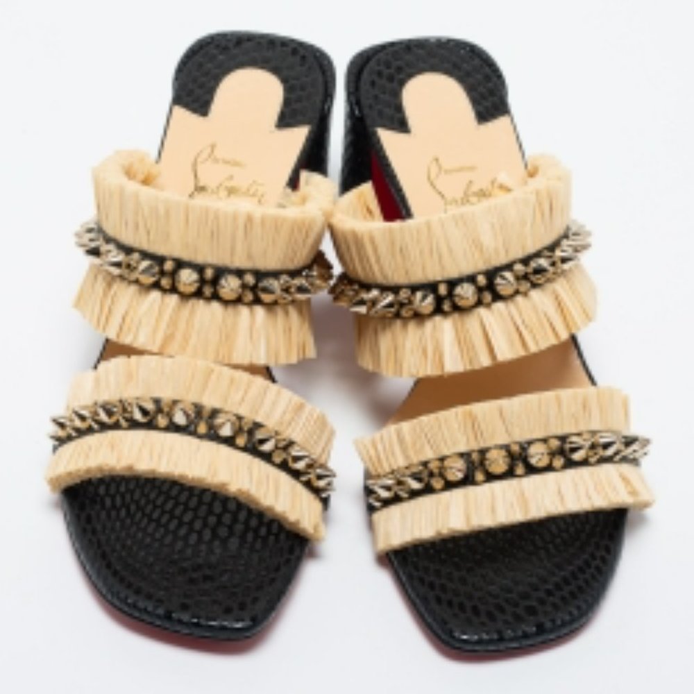 NIB Christian Louboutin Marivoudou Mules Sz 38